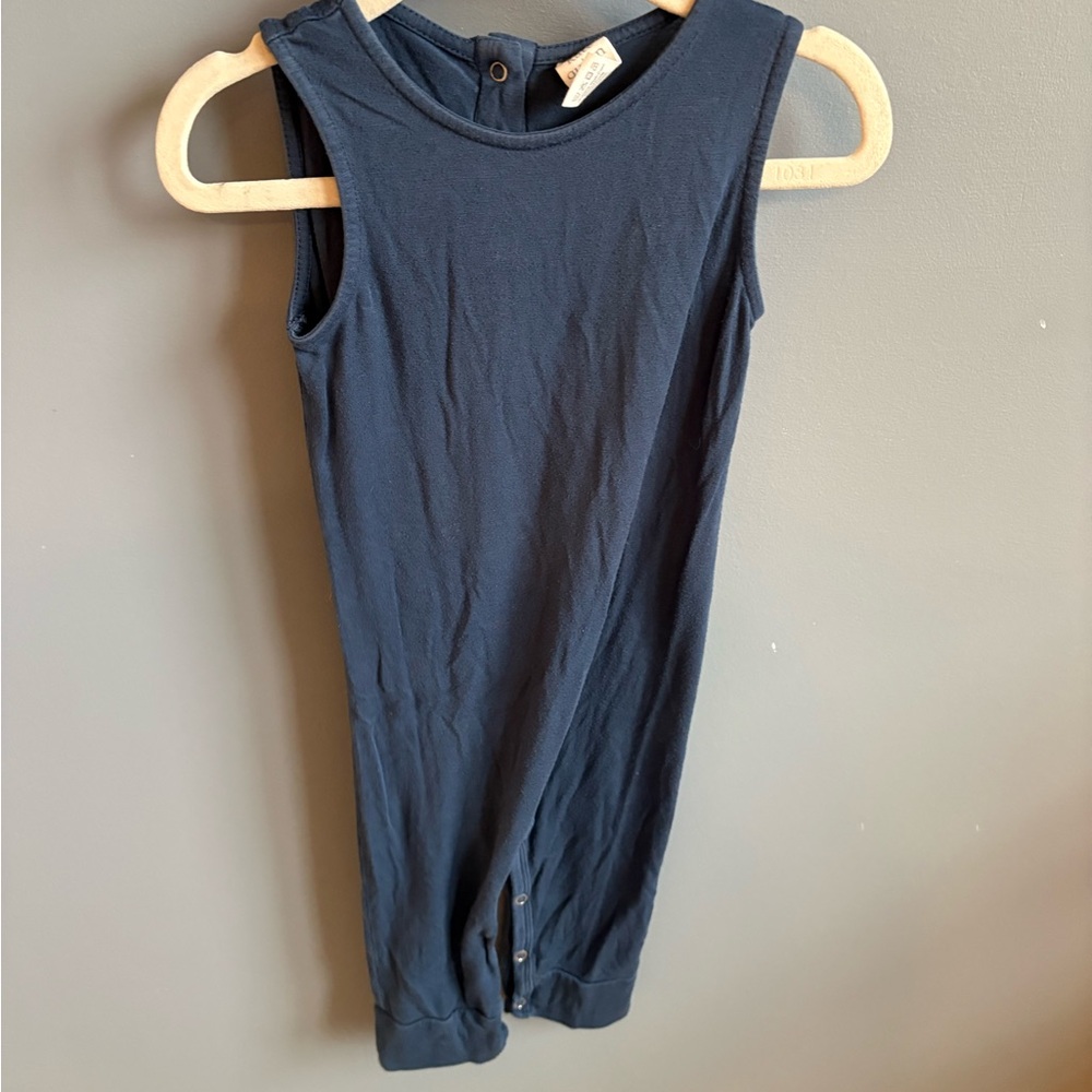 Kate Quinn Navy Blue Romper